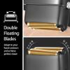 Electric Razor for Men, Electric Foil Shavers, 3-Speed Foil Shaver with Double Floating Blades, IPX7 Waterproof Wet/Dry Shaver, 90 Min Runtime, LED Display, Travel Lock, Gifts for Men view 3