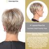 Toni Brattin Popular Pixie Wig - Short Cut with a Full Crown & Sweeping Bangs - Heat-Friendly Synthetic Fiber Looks & Feels like Natural Hair - Adjustable & Comfortable (Brown Blonde, Regular) view 2