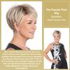 Toni Brattin Popular Pixie Wig - Short Cut with a Full Crown & Sweeping Bangs - Heat-Friendly Synthetic Fiber Looks & Feels like Natural Hair - Adjustable & Comfortable (Brown Blonde, Regular) view 3