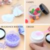16 Pack 4oz Plastic Containers with Lids, Jars with Lids, Great for storing,lip balms, creams, ointments, cosmetics, samples view 4