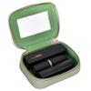 Joygoodta Lipstick Case with Mirror, Leather Mini Lipstick Holder for Purse, Easy to Clean Portable Travel Case with Mirror for Purse Suitable Daily Touch-Up view 4