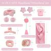 14 pcs spa Headband Wristband Set, skincare set birthday gifts with Hairpin Hair ties Skin Care Silicone face spong facial mask Brush Yoga Sports Headband Girl Gift for Face Washing, Makeup, Skincare view 2