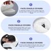 100PCS Upgrade Disposable Face Cradle Covers, Medical-Grade, Ultra Soft, Luxurious, Non-Sticking Massage Face Covers, Large Disposable Headrest Covers for Massage Tables and Massage Chairs view 3