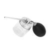Aqur2020 Hair Fibers Spray Applicator, Black Glass Bottle with Pump Atomizer, for Hair Powder and Color Application view 4