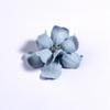 Silk Chiffon Flower Hair Accessories, Mint Blue with Gold Center, 10 Pieces (10Pcs DM678) view 1