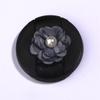 Silk Chiffon Flower Hair Accessories, Mint Blue with Gold Center, 10 Pieces (10Pcs #2) view 4