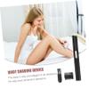 1 Set Eyebrow Trimmer Lint Remover Shaver Portable Hair Removal Devices Mini Facial Hair Remover Face Hair Remover Hair Removal Cream Reusable Face Razor Black Aluminum Tube view 3