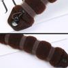 3Pcs Brown Magic Hair Styling Styler Hair Donut Bun Maker Former Sponge Buns Shaper Twist Ring Hair Curler Accessory for Women Ladies (1 Large+2 Small) view 4
