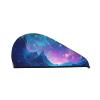 GDSHJKLW Cool Star River Drying Hair Caps Super Absorbent Soft Hair Drying Towel Quick Dry Coral Velvet Hair Drying Cap Hair Turban for Women Wet Hair Long Thick Hair view 1