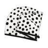 GDSHJKLW Black Dot Drying Hair Caps Super Absorbent Soft Hair Drying Towel Quick Dry Coral Velvet Hair Drying Cap Hair Turban for Women Wet Hair Long Thick Hair view 3