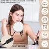 XWZMR Double Sided Mirror to See Back of Head,Big Size 360self Haircut Hands Free Adjustable Mirror,Standard Viewing and 5X Magnification for Women Man,Arm Flexible to Around The Neck view 4