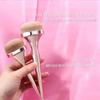 9pcs Gold Makeup Brush Set, Toothbrush Type Makeup Brush Full Set of Loose Powder Professional Foundation Highlight Concealer Brush (9 Brush + Pink Bucket) view 3