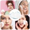 Abeillo 300Pcs Soft Facial Sponges, Round White Cotton Face Washing Sponge Pads, Modern Style, Wood Pulp Material, For Daily Cleansing and Makeup Removal view 3