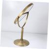 1pc Portable Makeup Mirror Adjustable Makeup Mirror Round Makeup Mirror Hand Mirror Makeup Table Mirror with Stand Round Dinner Table Vanity Mirror Miss Dressin (As Shown 36L x 23W view 2