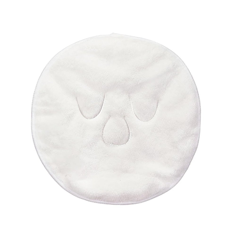 Reusable Hot & Cold Compress Face Towel Masks, 2-Pack Facial Steamer Towels for Skincare, Moisturizing and Anti-Aging, Beauty Salon & Home Use