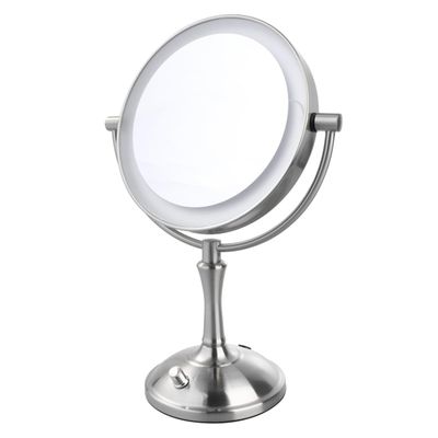 1pc Lighted Make up Mirror Makeup Mirror Vanity for Makeup Cosmetic Mirror with Desktop Cosmetic Mirror Magnifier Plug in Travel