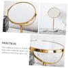 1pc Marble Vanity Mirror Gold Vanity Mirror Girl Cosmetics Mirror Countertop Vanity Mirror Vanity Mirror with Stand Raotating Mirrors Portable Makeup Mirror Dre view 4