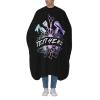 Custom Barbershop Flower Barber Cape for Men Personalized Logo Text Professional Hair Cutting Cape Customized Salon Haircut Apron for Home Salon Barbershop view 3