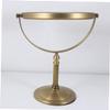 1pc Portable Makeup Mirror Adjustable Makeup Mirror Round Makeup Mirror Hand Mirror Makeup Table Mirror with Stand Round Dinner Table Vanity Mirror Miss Dressin (As Shown 23L x 12. view 2