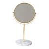 1pc Marble Vanity Mirror Adjustable Makeup Mirror Luxury Mirror with Stand Desktop Mirror Multi Angle Mirror Desk Mirror Portable Raotating Dresser One-Way view 1