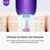 IPL Laser Hair Removal Device For Women: Permanent Hair Removal With Ice-Cooling Care Function, to 999,999 Flashes Nearly Painless & Long-Lasting Results For Fast Full Body, Holiday Gifts (Purple) view 4