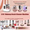 3 IN 1 Electric Makeup Brush Cleaner Machine With Makeup Brush Dryer-Holder, Portable Cosmetic Brush Cleaner Dryer Tool, Automatic Makeup Brush Cleaner Machine for All Makeup Brush Types view 4