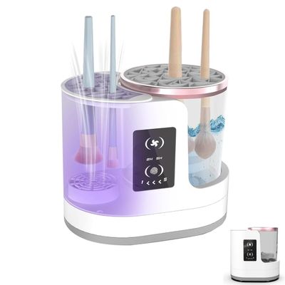 3-in-1 Portable Automatic USB Cleaning & Drying Tool, Portable Automatic USB Cosmetic Brushes Cleaner, Electric Makeup Brush Cleaner for All Size