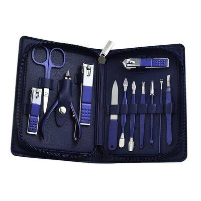 HIONJIN Nail Clipper Set 12 Piece Beauty Kit Tools Nail Clipper Set Nail Clippers Dead Skin Clippers