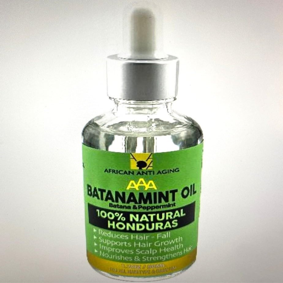 African Anti Aging 100% Natural Hondura Batanamint Oil- 1.7oz