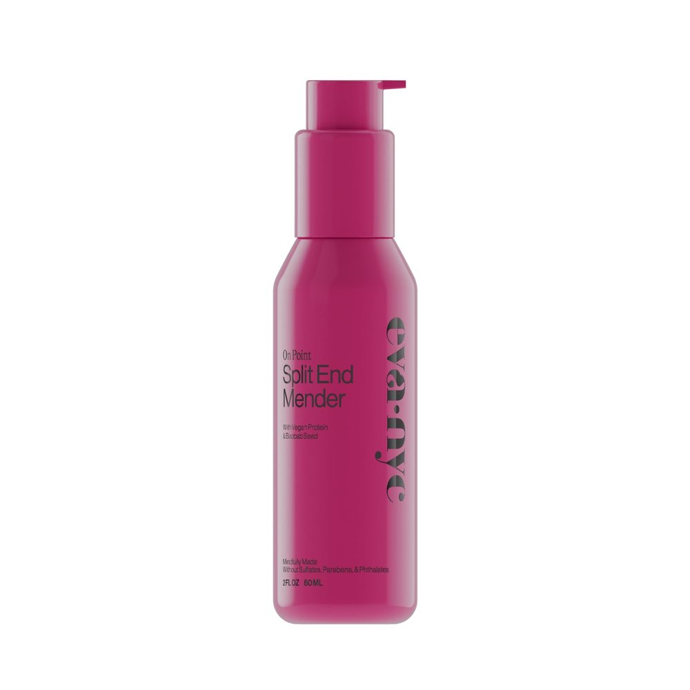 Eva NYC Split Ends Treatment for Dry Damaged Hair - Reduce Breakage + Seal Split Ends with Vegan Protein + Baobab Seed - Hair Serum for Softer Stronger Hair - Travel Size - Vanilla Scent - 2 fl oz