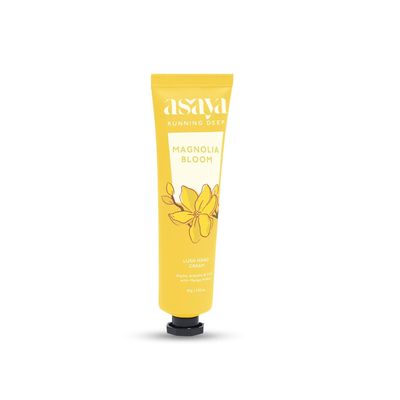 As aya Mag nolia Bloom Hand Cream for Women & Men | Softens Dry, Rough Hands | Reduces Pigmentation | Alpha Arbutin, Mango Butter & Vit E | All Skin Types | Phthalate & Sulphate free | 30g
