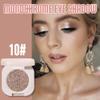 2Pcs Glitter Shimmer Sparkle Eyeshadow Palette Makeup For Older Women, Light Brown & Silver Glitter Shimmer Metallic Holographic Multichrome Cream Iridescent Single Monochrome Eye Shadow Makeup view 2