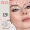 2Pcs Glitter Shimmer Sparkle Eyeshadow Palette Makeup For Older Women, Light Brown & Silver Glitter Shimmer Metallic Holographic Multichrome Cream Iridescent Single Monochrome Eye Shadow Makeup view 3