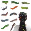 12pcs Funny Caterpillar Hair Decorations, Halloween Bug Hair Clips, Unique Ladybug Hair Accessories, Creepy Crawler Earthworm Duckbill Clips view 1