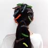 12pcs Funny Caterpillar Hair Decorations, Halloween Bug Hair Clips, Unique Ladybug Hair Accessories, Creepy Crawler Earthworm Duckbill Clips view 3