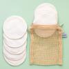 Reusable Cotton Pads for face, Reusable Cotton Rounds for Facial Cleansing, Bamboo, Reusable Makeup Remover Pads for face in Organic Cotton mesh Bag, 10 Pads, Oras Amazing Herbal view 3