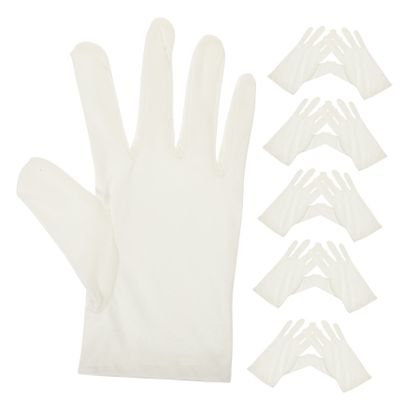 HYTROVE 6pairs Microfiber Lint Gloves Grip Protective for Cleaning Jewelry Art Event Women