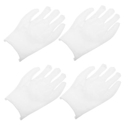 DOITOOL 12pairs Cotton Yarn Gloves for Jewelry Inspection Advanced Cotton Gloves for Dry Hands Breathable Washable Unisex Reusable Durable Design