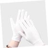 Elastic Gloves 5 Pairs Jewelry Gloves for Inspection Etiquette Glove White view 3
