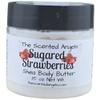 TSA Handmade Whipped Shea Butter Sugared Strawberries Body Butter Cream, Daily Moisturizing Shea Butter, Vitamin E, Mothers, Fathers, Women, Men, Teens, 1.5 oz Jar (1.5 oz, Sugared Strawberries) view 1