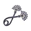Tacarlha Lazy Hair Curler,Easy Bun Creator, Hair Bun Maker, Flower Fishtail Rhinestone Feather Hair Curler, Deft Bun Twister for Long Hair Women Hair Styling Accessories (I-5PCS) view 1