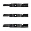 Replacement For Compatible With Set of 3 Fits Copperhead 18" x 5/8" Mulcher Blades Fits Scag 481707 view 1