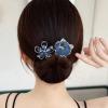 Tacarlha Lazy Hair Curler,Easy Bun Creator, Hair Bun Maker, Flower Fishtail Rhinestone Feather Hair Curler, Deft Bun Twister for Long Hair Women Hair Styling Accessories (G-3PCS) view 3