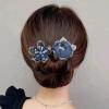 Tacarlha Lazy Hair Curler,Easy Bun Creator, Hair Bun Maker, Flower Fishtail Rhinestone Feather Hair Curler, Deft Bun Twister for Long Hair Women Hair Styling Accessories (G-3PCS) view 4