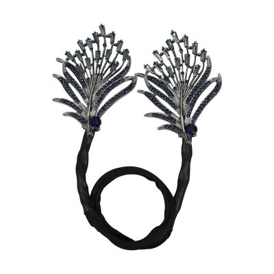 Tacarlha Lazy Hair Curler,Easy Bun Creator, Hair Bun Maker, Flower Fishtail Rhinestone Feather Hair Curler, Deft Bun Twister for Long Hair Women Hair Styling Accessories (E-3PCS)