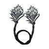 Tacarlha Lazy Hair Curler,Easy Bun Creator, Hair Bun Maker, Flower Fishtail Rhinestone Feather Hair Curler, Deft Bun Twister for Long Hair Women Hair Styling Accessories (E-3PCS) view 1