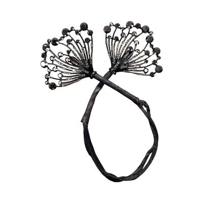 Tacarlha Lazy Hair Curler,Easy Bun Creator, Hair Bun Maker, Flower Fishtail Rhinestone Feather Hair Curler, Deft Bun Twister for Long Hair Women Hair Styling Accessories (D-5PCS)