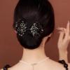 Tacarlha Lazy Hair Curler,Easy Bun Creator, Hair Bun Maker, Flower Fishtail Rhinestone Feather Hair Curler, Deft Bun Twister for Long Hair Women Hair Styling Accessories (D-5PCS) view 4