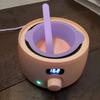 Silicone Wax Bowl and Liner Set for Hair Removal, Non-Stick Wax Pot with Spatula Sticks(purple) view 2
