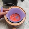 Silicone Wax Bowl and Liner Set for Hair Removal, Non-Stick Wax Pot with Spatula Sticks(purple) view 3
